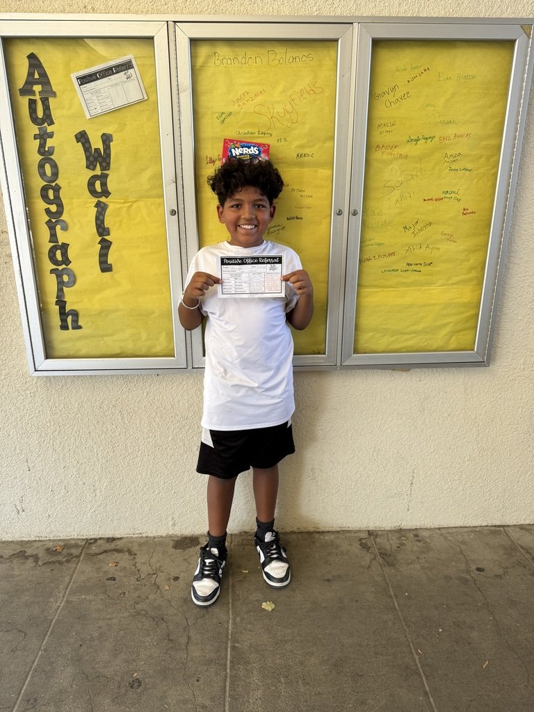 Proud of our Positive Office Referrals today! Congratulations to Mia, Mariana, and Leo!  Keep showing up excellent! #ehmsbobcats