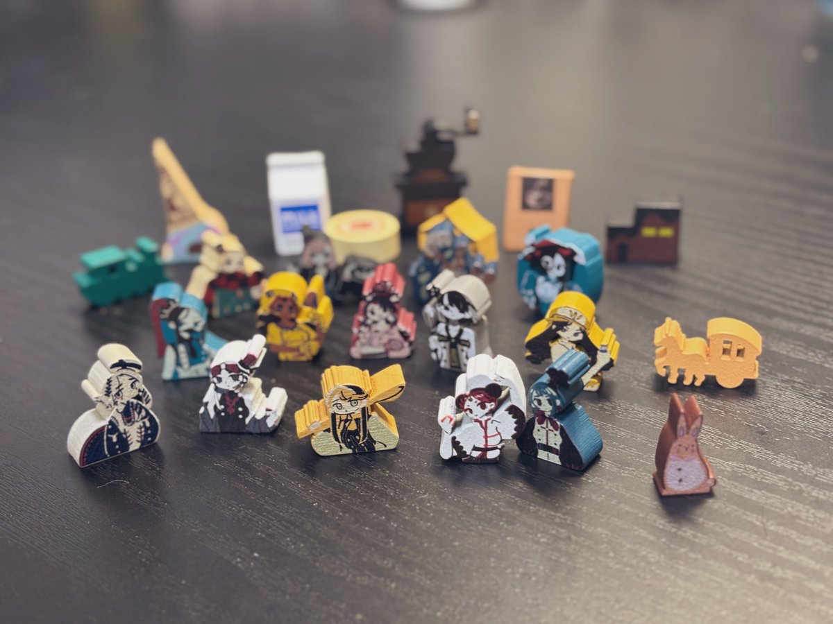 Sweet Lands届いた！
箱重いし中身ギッシリだし木駒全部かわいいし……
早く遊びたい！