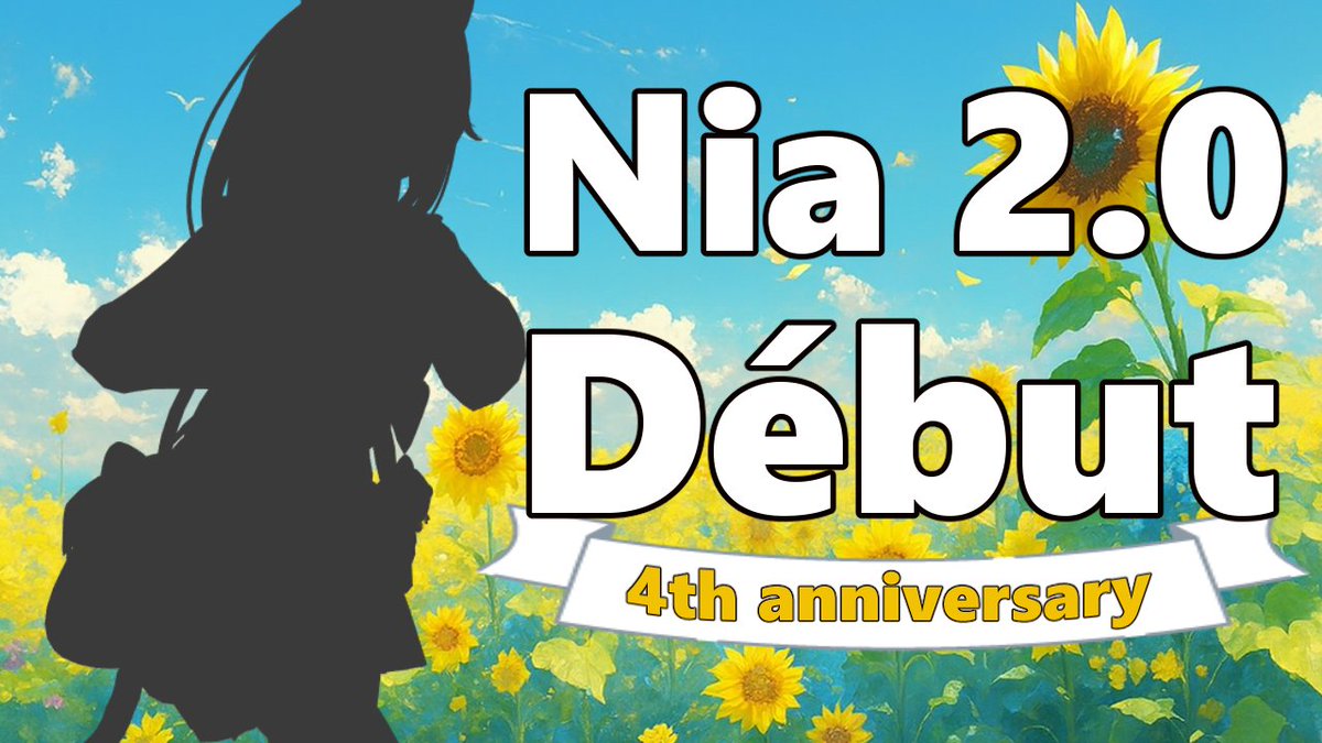 ✨¡4.º Aniversario de Nia!✨

Con 11 meses de retraso, por fin celebramos 4 años 🎂🎉
No será solo un aniversario, será el inicio de una nueva Nia.
Con mi esperado debut 2.0, regreso tras un mes sin transmitir para agradecerles todo su apoyo 💖.

 ¡Vamos a celebrarlo juntos! ✨