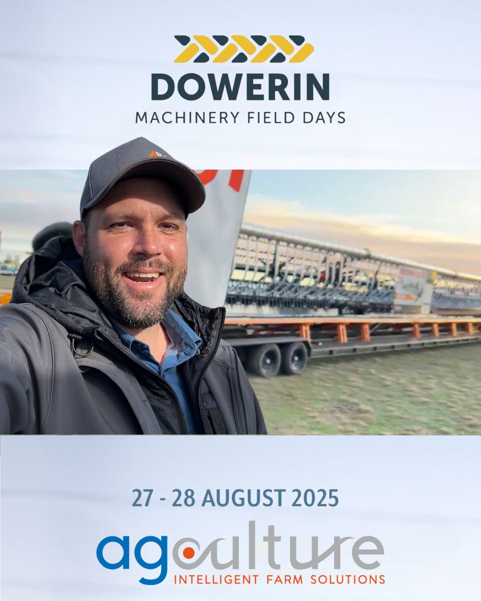 📅 𝐃𝐨𝐰𝐞𝐫𝐢𝐧 𝐌𝐚𝐜𝐡𝐢𝐧𝐞𝐫𝐲 𝐅𝐢𝐞𝐥𝐝 𝐃𝐚𝐲𝐬 𝟐𝟎𝟐𝟓 – 𝐀𝐮𝐠𝐮𝐬𝐭 𝟐𝟕 &amp; 𝟐𝟖! 🚜
A one-stop shop for farmers, producers &amp; families – with machinery demos, livestock, equipment, fashion, wine tastings &amp; more. See you there!