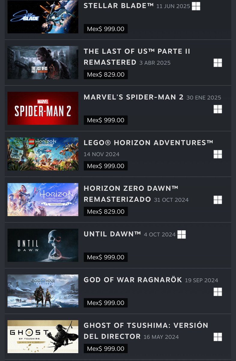 ‼️CONFIRMADO‼️

Podras a jugar al 99% del catalogo de Playstation Studios en la consola portatil XBOX ALLY y se seguirán añadiendo mas juegos!!! 

PlayStation esta comprometida a ello!!!