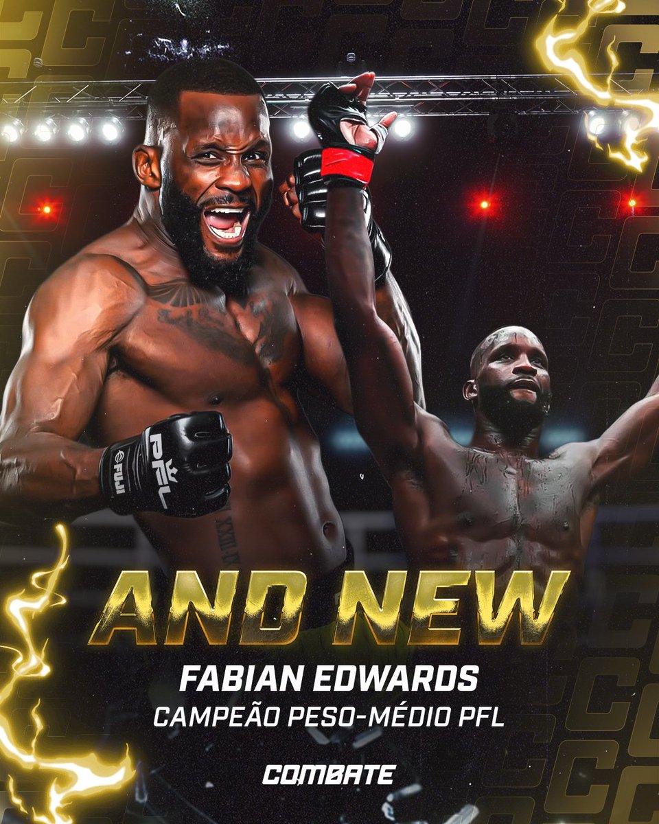 QUE BOMBA! 💣

Fabian Edwards conseguiu um super nocaute sobre Dalton Rosta no terceiro round para ficar com o cinturão dos médios da PFL. 

Título para a Inglaterra!

#PFLnoCombate