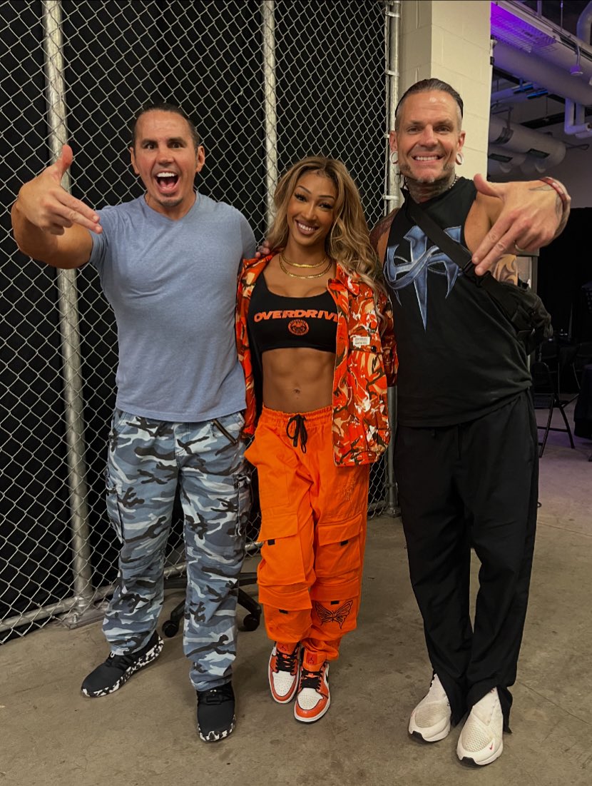 The Hardy Boyz x Mara Sadé who woulda thought ✔️ 
 Xpanding my imagination
#TeamXtreme #delete #TNAWrestling