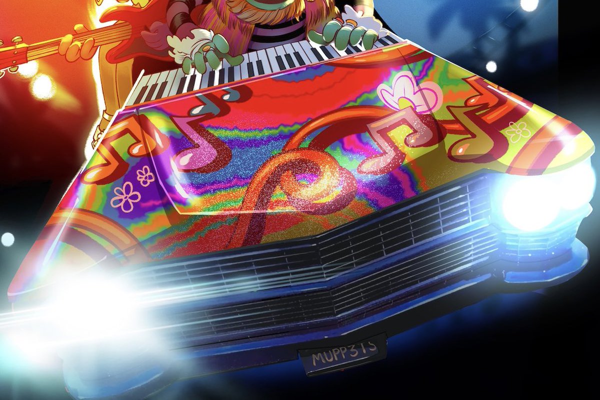 Rock ‘n’ Roller Coaster Starring The Muppets: 
• a little less groovy
• a lot less sparkly
• still inspired by a ‘62 Cadillac
1) August ‘25 concept art
2 January’25 concept art 

Which one is your favorite?