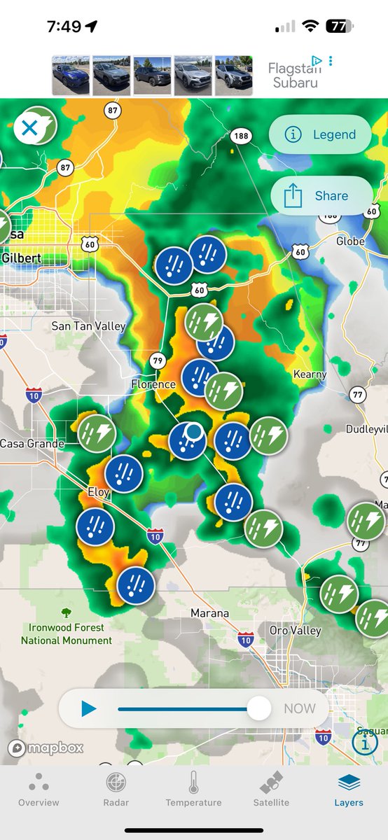 Storm here and the lightning strikes