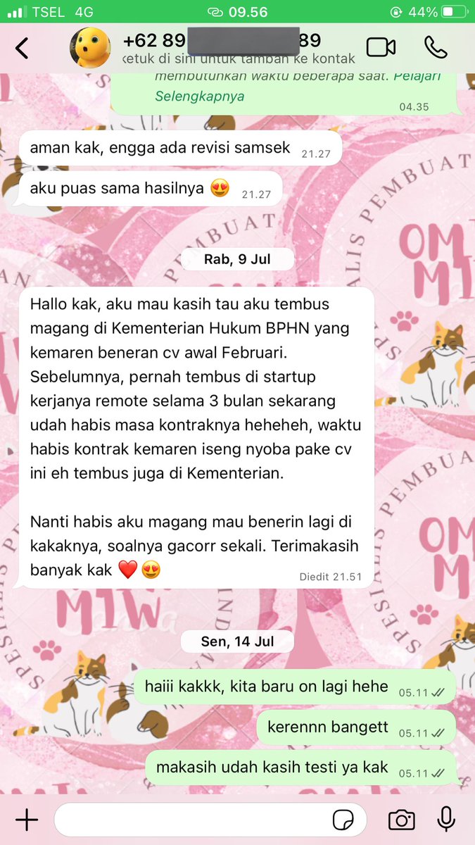 Thisisomiww's tweet photo. Kembali lagi Another "Setiap Hari Dapet Testi LOLOS"

Jasa JOKI BIKIN dan BUAT CV by @Thisisomiww gacor 😭👊🏻

SUPER BANGGA TIAP HARI DAPET KABAR LOLOSSSSSS
kita sedia
🌟CV ATS, Creative Professional dan design
🌟Lamaran, Cover letter
#zonauangᅠᅠ https://t.co/yb1UlELI11