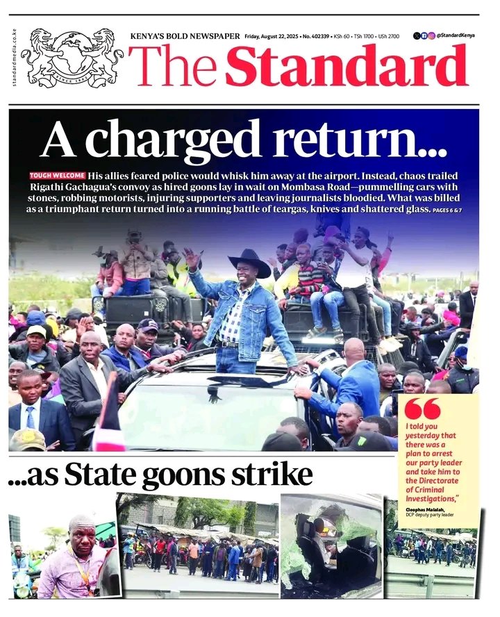 EjokRadio's tweet photo. Good Morning and Happy Furahi-Day; Today's bold headlines on the local dailies.
#Keepitejok https://t.co/lcgeVwMDIG