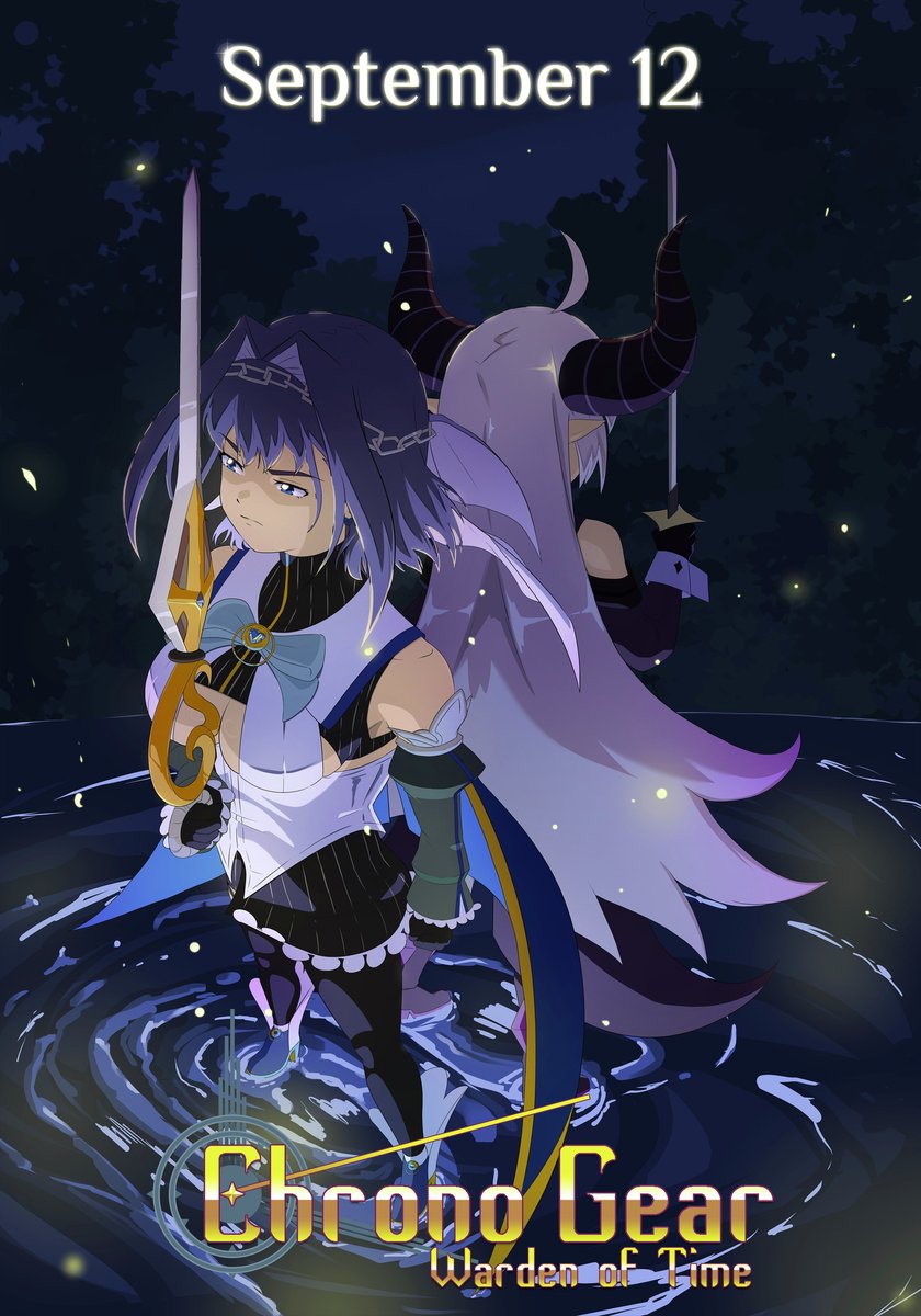 📢ついに！発売日決定！！

『Chrono Gear: Warden of Time』
「時の監視者」オーロ・クロニーが主人公の2Dアクションゲームです⌛
ホロライブメンバーとのストーリーは必見👀

この物語を見届けましょう！！

✅発売日は9月12日(金)
🔽STEAMストアはこちら
store.steampowered.com/app/3081840/?u…

#holoindie