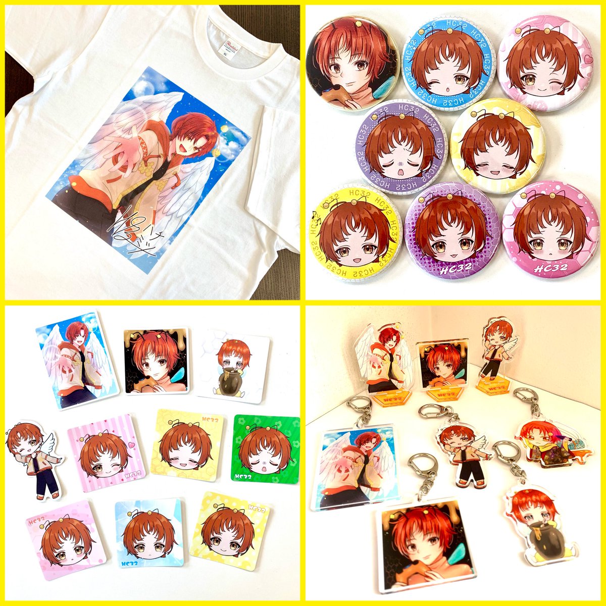 『ハチミツ×ウェブポン』が販売中！！ウェブポン限定グッズがハズレなしで必ずどれか当たる！8/31(日)23:59までの期間限定販売なのでお見逃しなく！直筆サイン入りホログラムアクリルプレートが当たるフォロー&amp;リポストキャンペーンも実施中！詳細・購入→webpon.net/shop/HCMT/plan… #ハチミツウェブポン