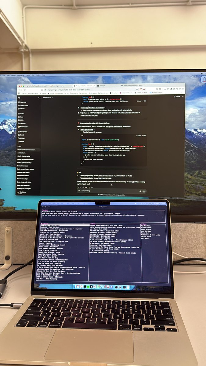 When I was work full time as a software engineer, I’d always wanna work from cafes &amp; work from home

Now that I’m a full time indie, I love working from my coworking office, with a desk &amp; proper ergonomics &amp; a monitor

Life is funny 😂