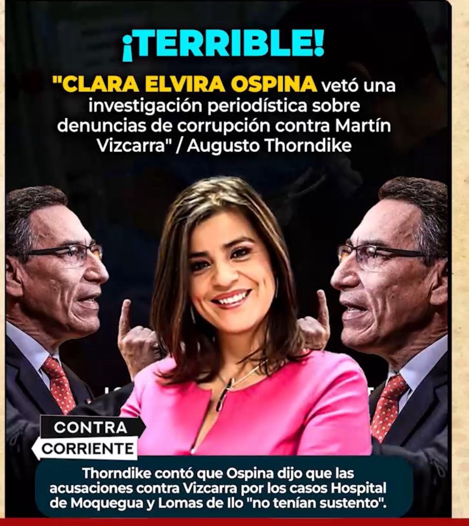 rlopezaliaga1's tweet image. ESTA “PERIODISTA” DEBE LARGARSE DEL PERÚ..! IGUAL COMO EXPULSARON A GORRITI DE PANAMÁ..! ES PARTE DE LA CORRUPCIÓN Y HA HECHO MUCHO DAÑO A NUESTRO PAÍS..! REÚNASE CON SU AMADO TERRUCO PETRO EN COLOMBIA Y NO REGRESE MÁS..!