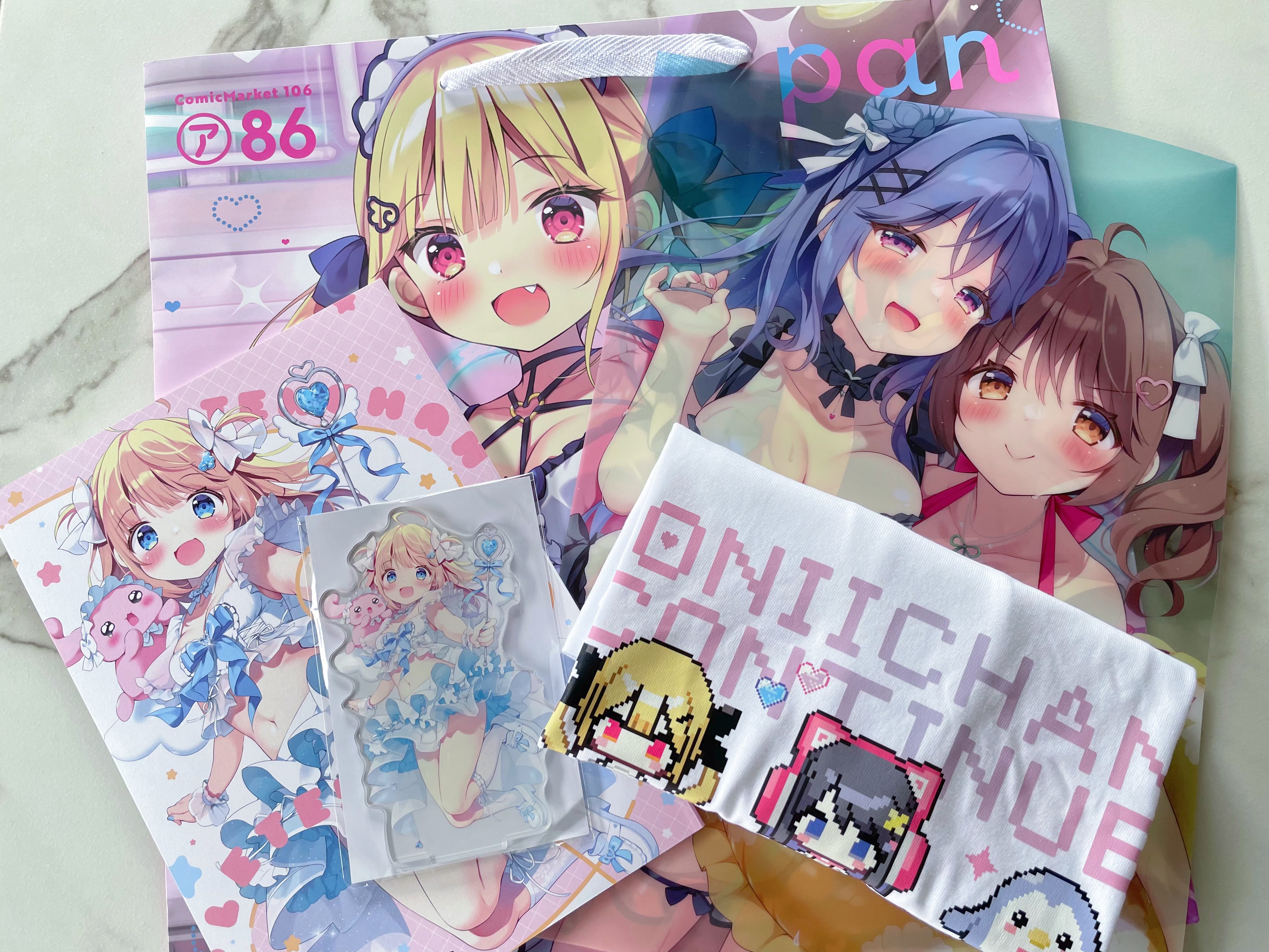 【直筆サイン入り】ぱんのみみ ぱん先生 K-BOOKSジークレー ゆきみちゃん ぱんのみみ ぱん K-BOOKS ジークレー