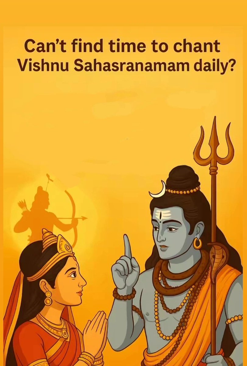 Can’t find time to chant Vishnu Sahasranamam daily?
#Thread 🧵👇