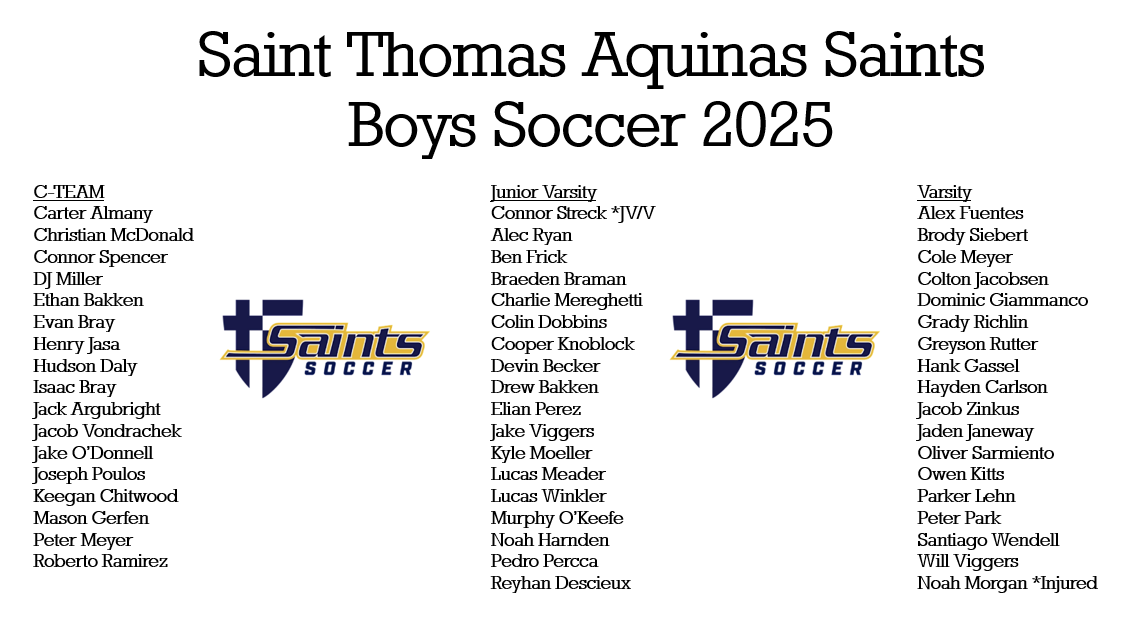 stasaints_BSCR's tweet image. Congrats to the 2025 Saints Boys Soccer teams!!! Great week of tryouts to everyone. The real work begins now!!! Meet in the Commons at 3:30 Friday!!
See everyone on Saturday morning for the Parent Meeting and Tuesday for the Blue-Gold Game!!!
#NewEra #NewTeam #SameDream