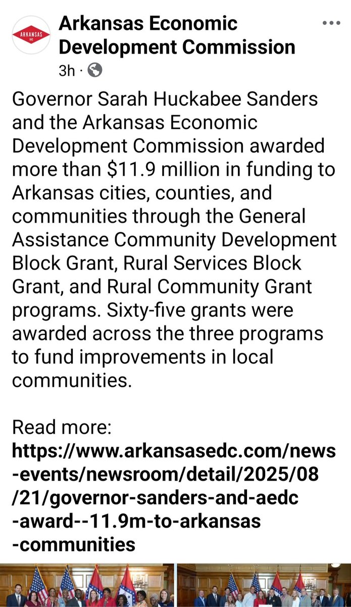 So the politicians take our money at gunpoint, run it through a bureaucracy, redistribute it to places that will spend it on things the bureaucracy wants them to, and the politicians get their pictures in the paper for this. Why not just cut taxes and let us take care of local