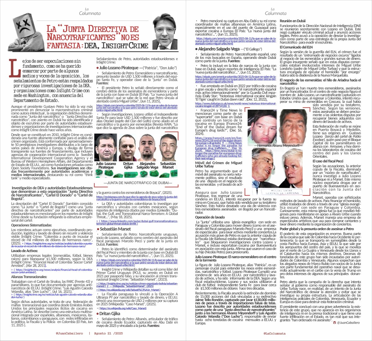 <a href="/ElNecio_Cuba/">El Necio</a> Lo que se conoce como #JuntaDelNarcotráfico es apenas la punta del iceberg de un oligopolio con profundas raices en la clase política norteamericana tanto republicana como demócrata. Esa es la razón. 

#MiguelUribe  #blackhawk  #bbc atentado #losDanieles x.com/ElNecio_Cuba/s…