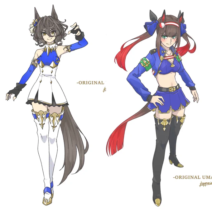 君たち今日発表されるんでしょ。 知ってるんだから。 #オリジナルウマ娘