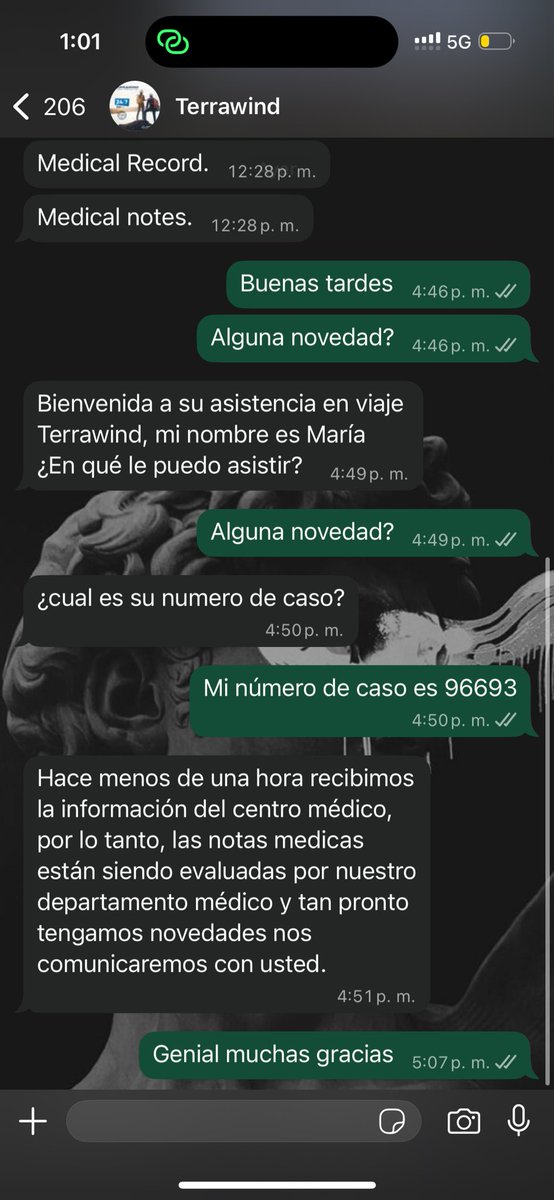 Manu9v's tweet photo. @terrawindgp Claramente la comunicación de @terrawindgp NO es su punto fuerte, ya que les tuve que preguntar reiteradas veces sobre la instancia de mi caso porque simplemente se olvidaban de hacérmelo saber. (Desp del último msj no me contactaron más 🤡) https://t.co/SC7QidKuiH