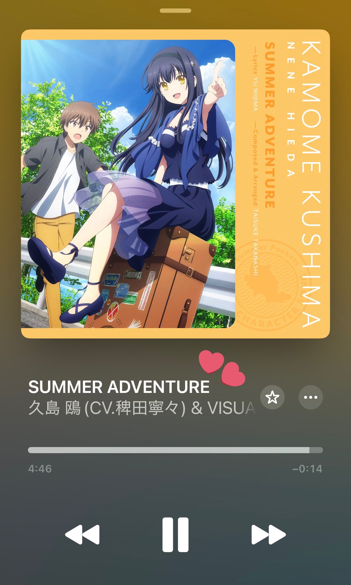 サラ直筆原画「Summer adventures」 稗田寧々 on X: 