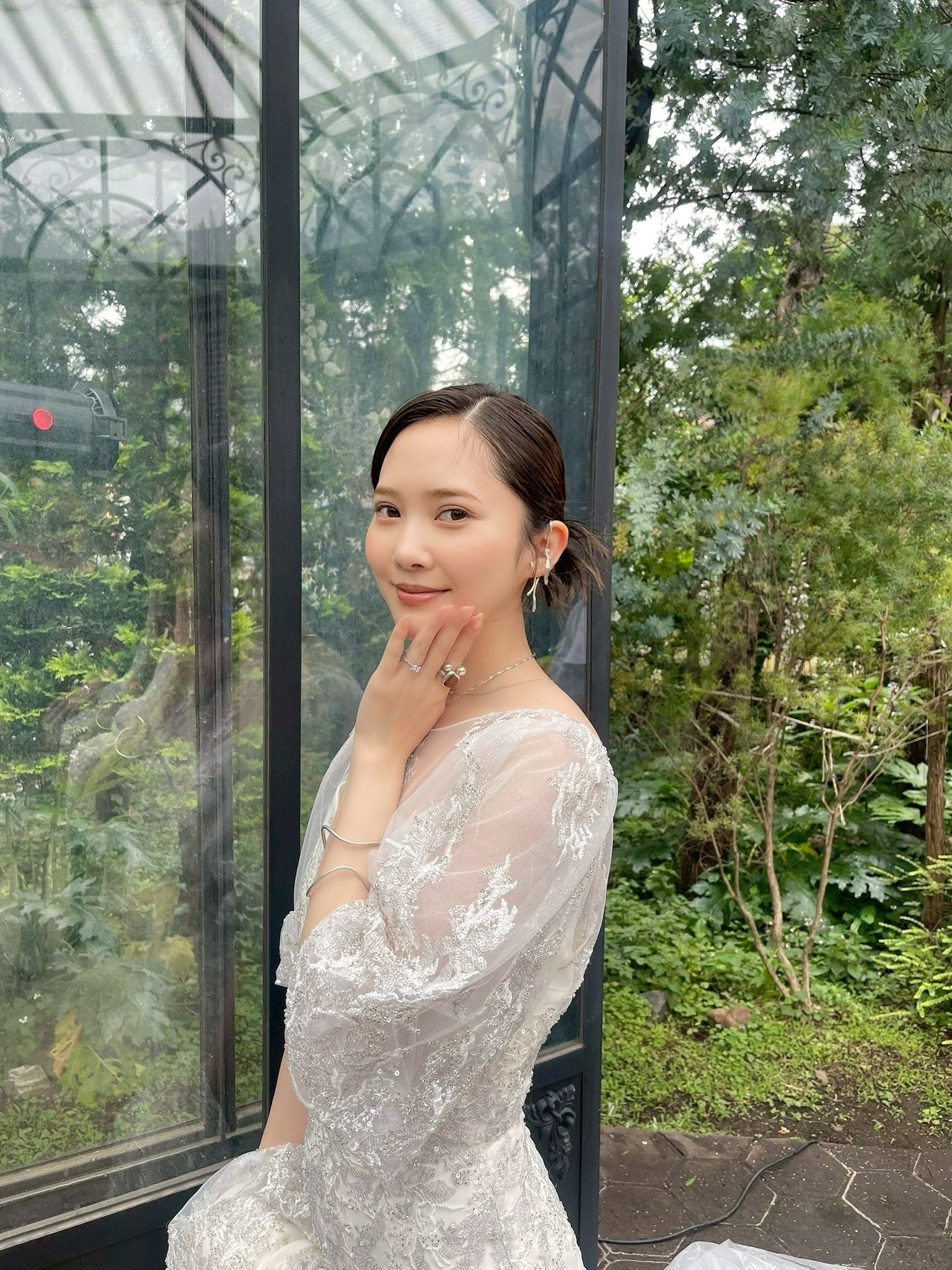 加藤史帆 サイン入り写真 クリスマス衣装 日向坂46 加藤史帆