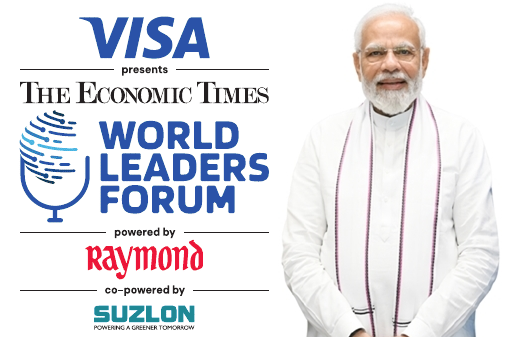 EconomicTimes's tweet photo. The Economic Times' World Leaders Forum commences today in Delhi, featuring prominent figures from business, politics, and technology. Prime Minister Modi will address the exclusive gathering on Saturday. Key ministers like Rajnath Singh and S Jaishankar will participate, alongside global leaders from BCG, PwC, and BMW. 
https://t.co/CMInmfF9aM 
#ETWLF