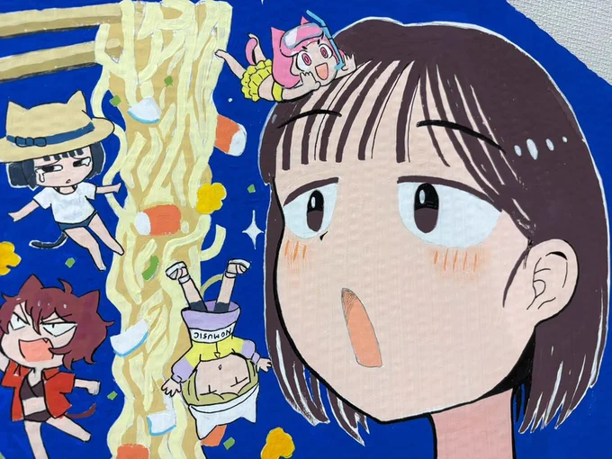 えびせんさん、猫オルガンさんと一緒に、今日から3日間「#絵ツアーイン大阪」を開催します!僕は「『描く』ってなんだっけ?」をテーマに、最近考えていることを形にしたり、今まで展示にあまり出してなかったアナログ絵を出します!お時間あったらぜひお越しください!