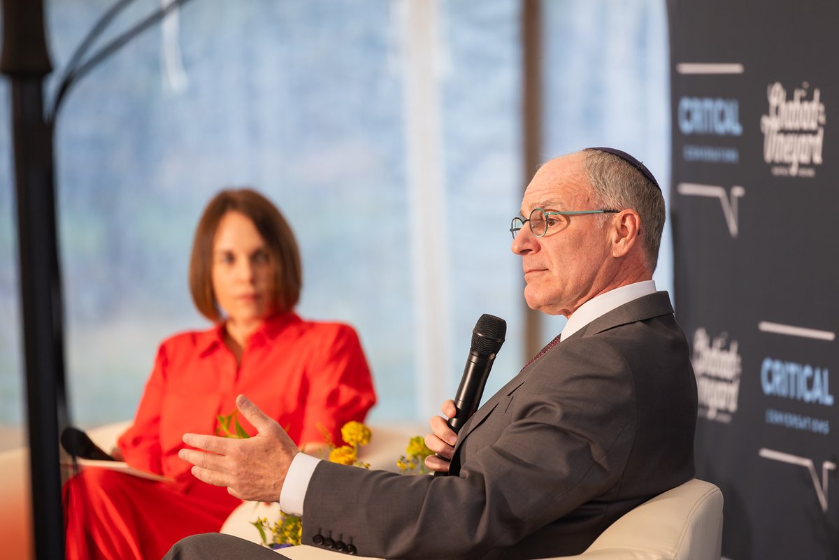 Great review by <a href="/petersavodnik/">Peter Savodnik</a> on last night's conversation with Ambassador <a href="/yechielleiter/">Ambassador Yechiel (Michael) Leiter</a>, which brought out hundreds despite torrential rain.

A huge honor for our community to hear the Ambassador, and a powerful evening that will forever be remembered on Martha's Vineyard.