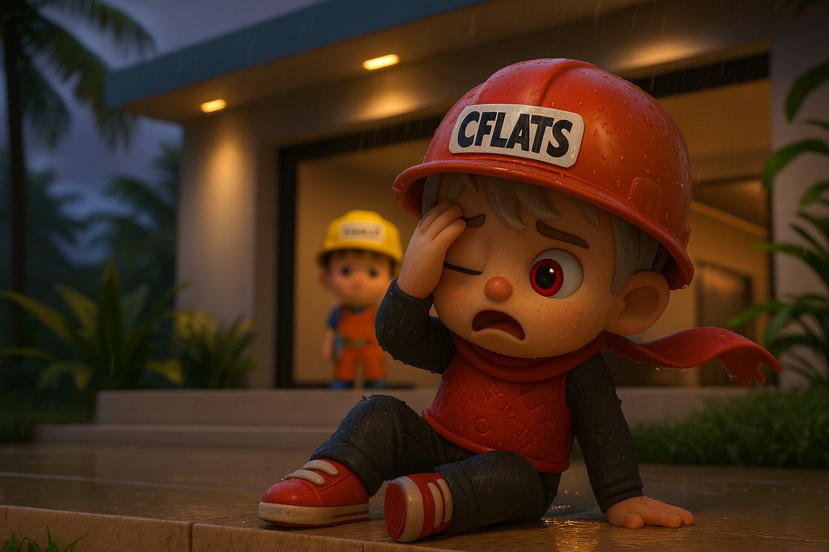 CryptoflatsNFT's tweet photo. Hey 👀
Looks like the rift dropped this guy into a very familiar world… 🌍🔧
Is it a coincidence? Or just the beginning? 👷‍♂️🌀

#Cflaty #NFTCommunity #SolanaNFTs #CflatyRed #CflatsVerse #SOL #Web3 #NFTdrop #PFP #ChibiNFTs #CartoonNFT #BuildAndExplore 🛠️✨ https://t.co/SyDmFm9kp9