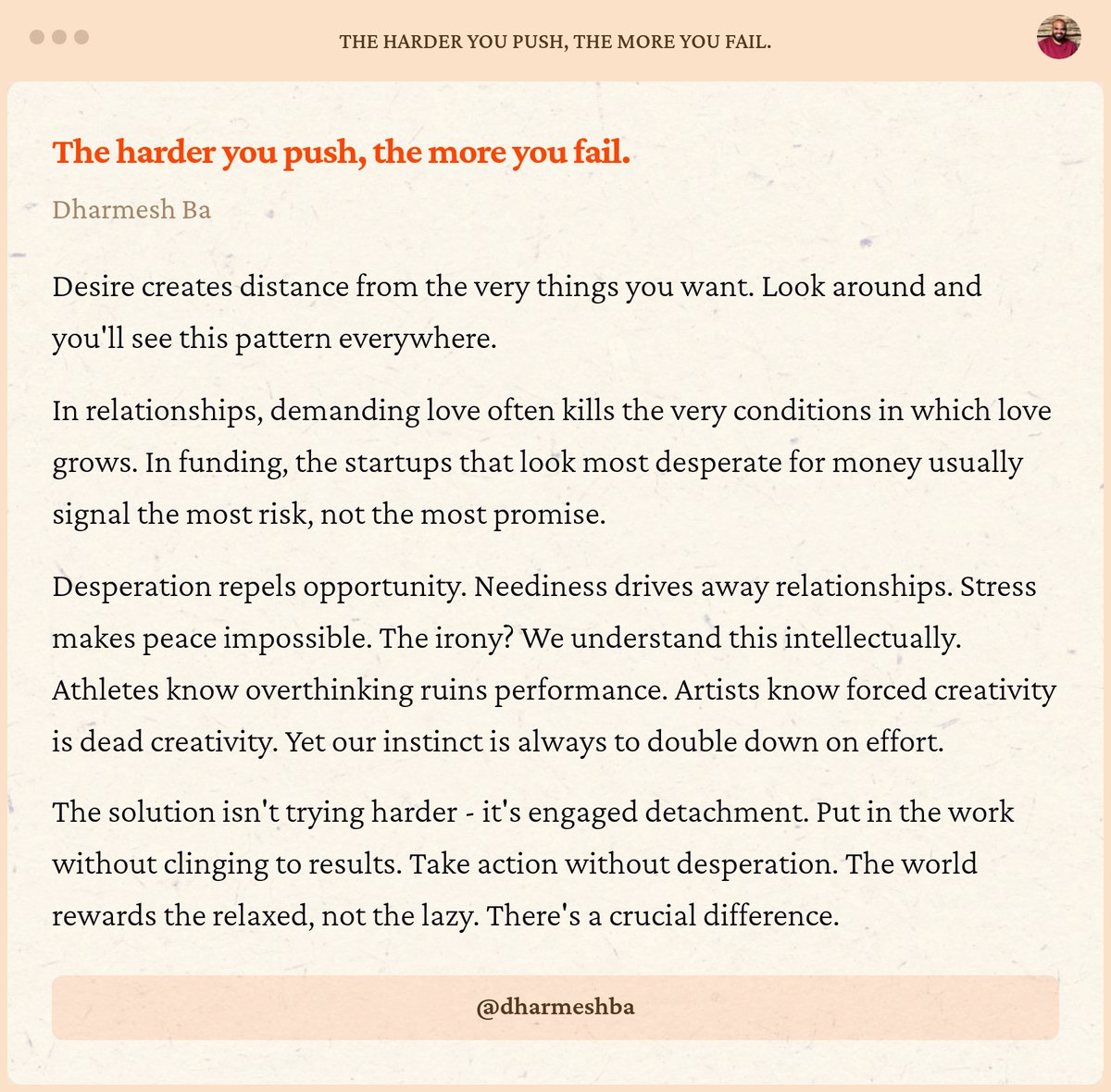 Chillax!

#NoteToSelf