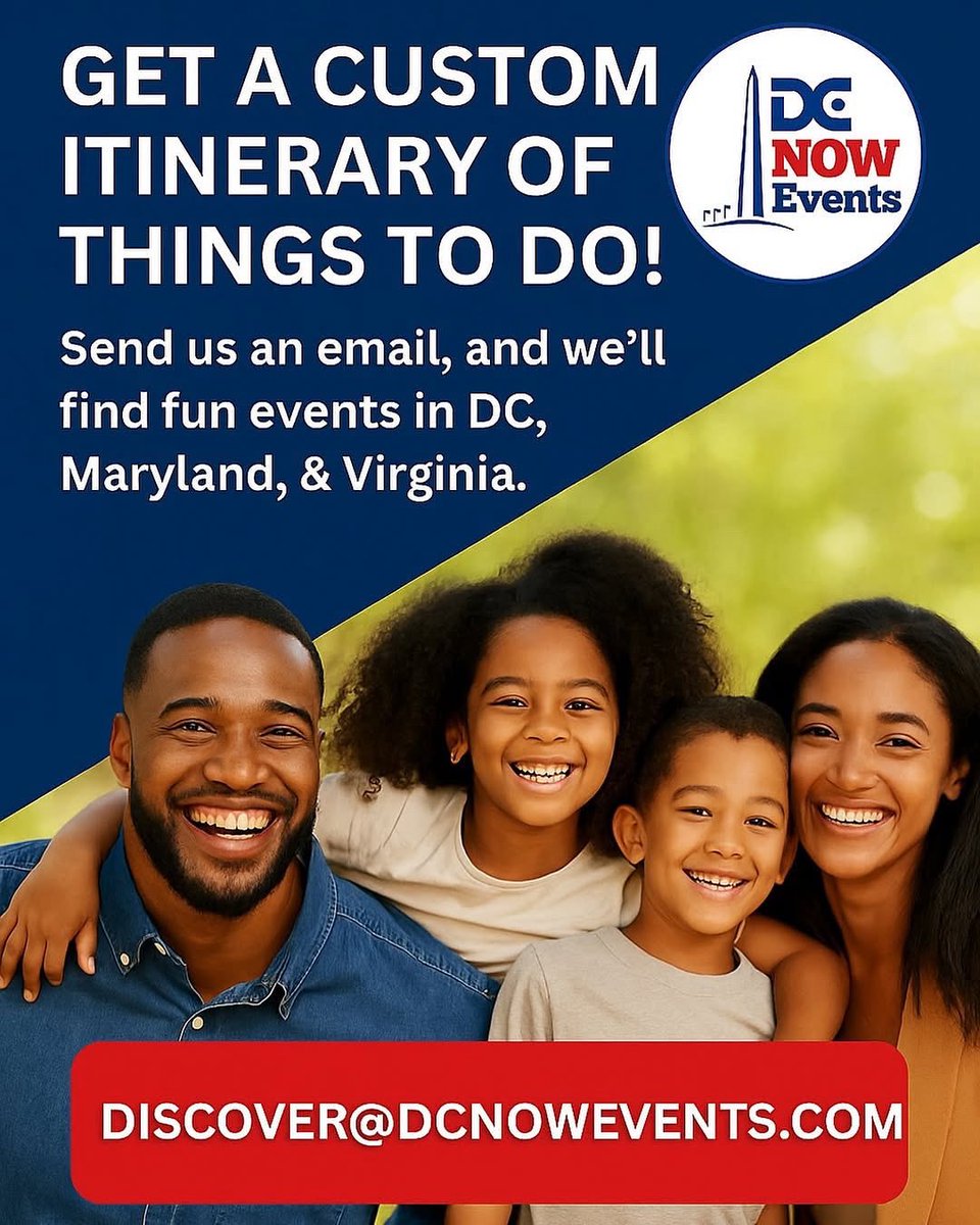 DC Now Events (@dcnowevents) on Twitter photo #DiscoverDCNow It’s late. You’re still up.
And somehow… still no weekend plans?
Let it go. Shoot us an
email:Discover@dcnowevents.com
And, get a personalized itinerary!
Low-key hangs. Family-friendly picks. Rain-proof options.
You won’t have to lift a finger tomorrow.
Less #DiscoverDCNow It’s late. You’re still up.
And somehow… still no weekend plans?
Let it go. Shoot us an
email:Discover@dcnowevents.com
And, get a personalized itinerary!
Low-key hangs. Family-friendly picks. Rain-proof options.
You won’t have to lift a finger tomorrow.
Less