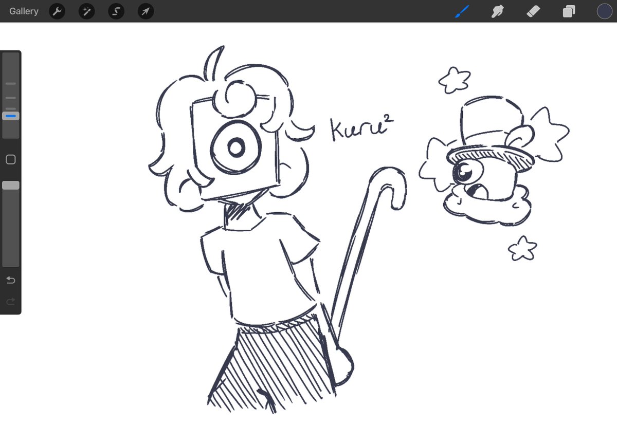 Kurukuru sketch before I go sleepy