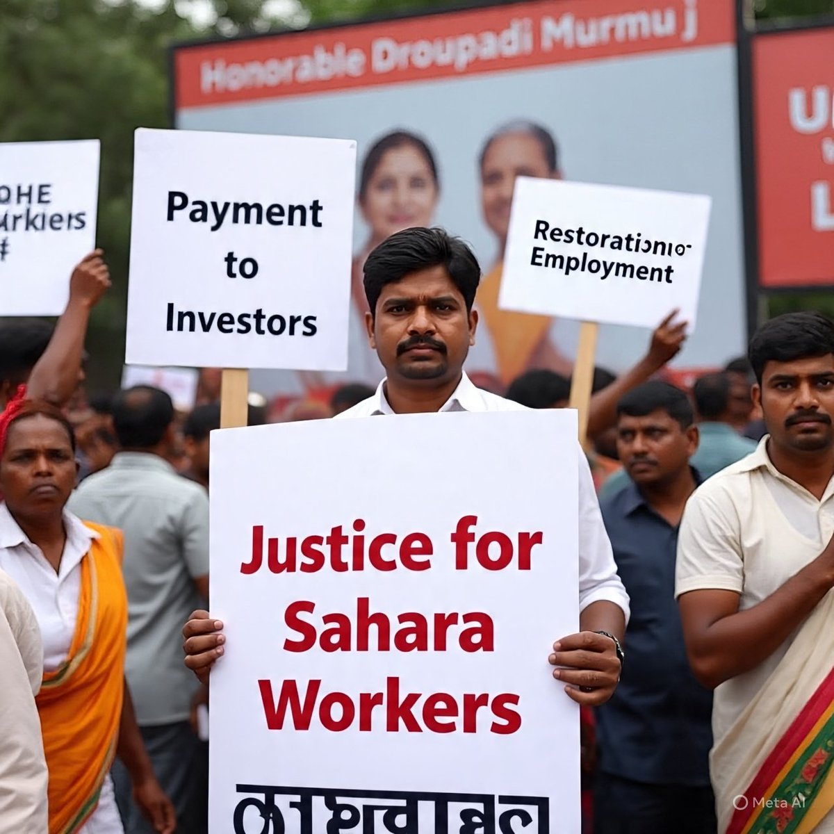 "<a href="/rashtrapatibhvn/">President of India</a>
<a href="/PMOIndia/">PMO India</a>
<a href="/MCA21India/">Ministry of Corporate Affairs</a>
<a href="/FinMinIndia/">Ministry of Finance</a>
<a href="/SCofIndia/">SupremeCourtOfIndia</a>
<a href="/UNinIndia/">United Nations in India</a>
<a href="/SEBI_India/">SEBI_Awareness</a>
<a href="/MinOfCooperatn/">Ministry of Cooperation, Government of India</a>
परिवर्तित केंद्रीयकृत सोसाइटी नियमन नागरिकों के लिए दमनकारी साबित हो रहा है,
भुगतान सहारा के कार्यालय से करो!
#सोसाइटीयों_को_बचाओ
#निवेशक_बचाओ
#रोजगार_बचाओ #SaharaSEBIJustice"