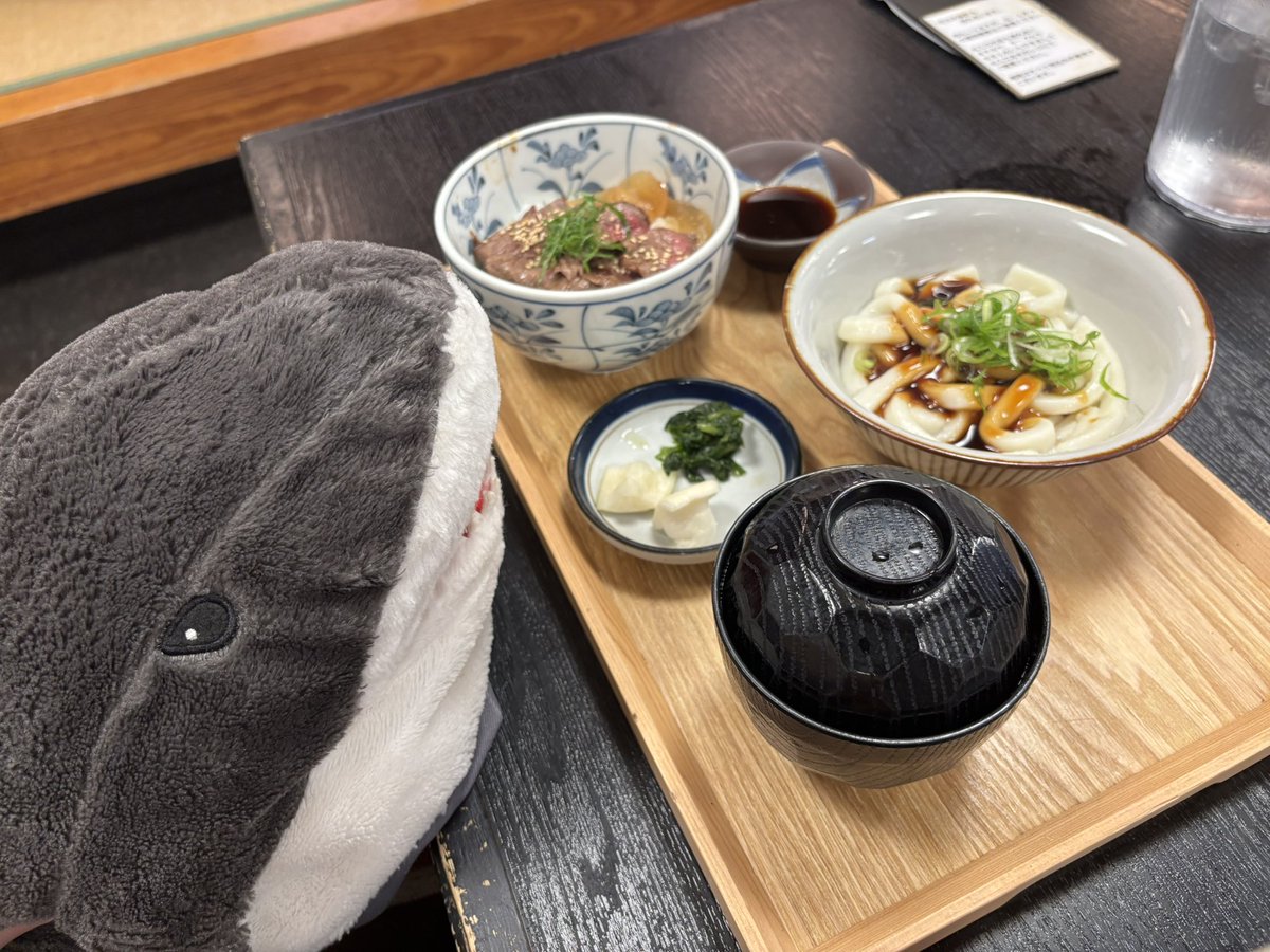 same4bros's tweet photo. お肉もおうどんも美味しいね😋 https://t.co/WGhgzyXWYU