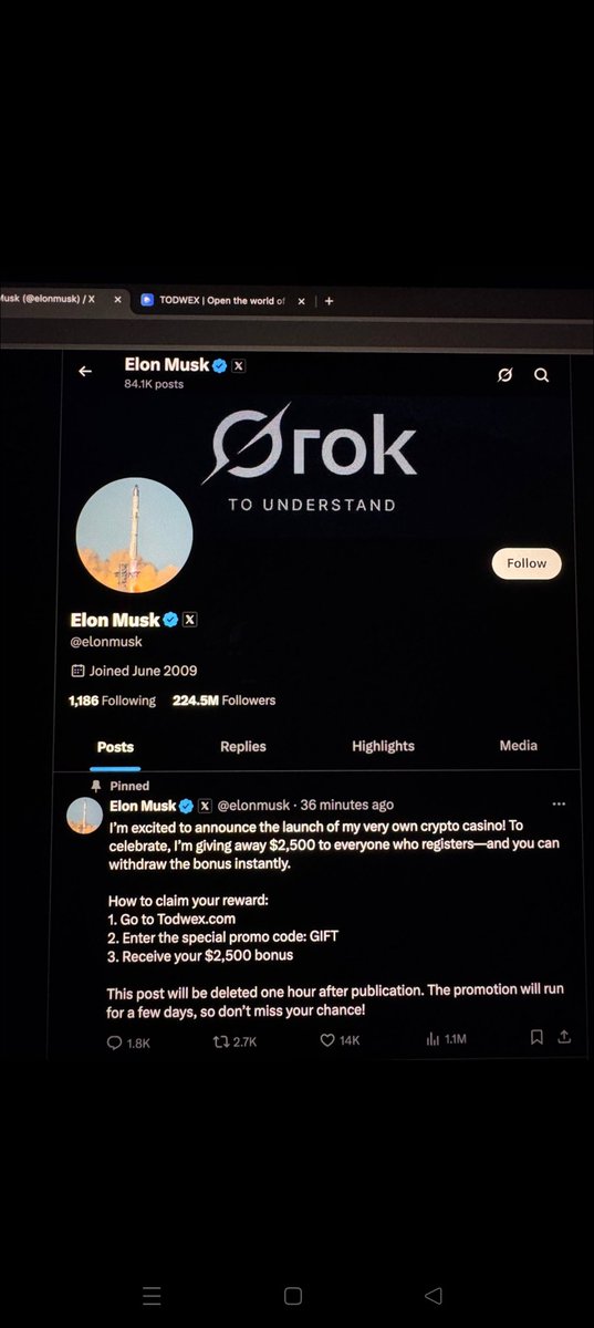 PatikOxO's tweet photo. It is real or fake ? :D @elonmusk https://t.co/hrYzOxwBJP