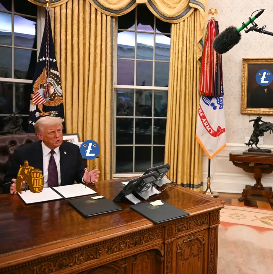 litecoin's tweet image. President Trump to hold a press conference at 12 pm ET today. Wonder what it could be in reference to?