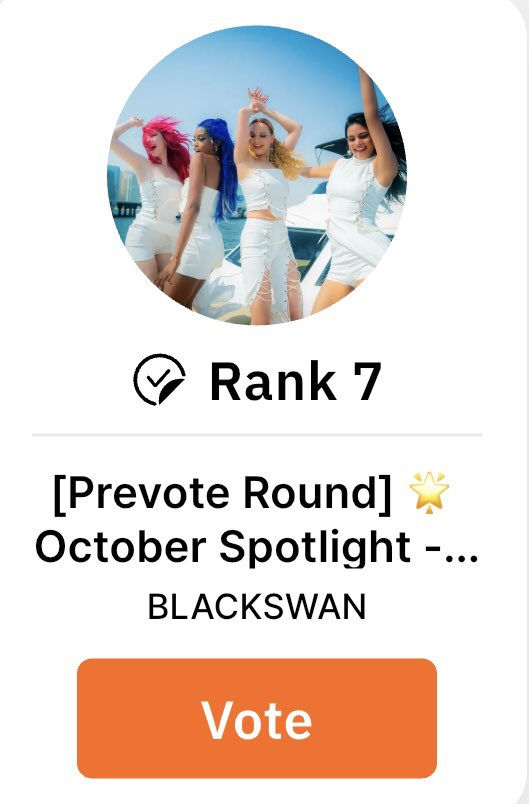 Blackswan_core's tweet photo. ๐ฃ New KOOKY mission! โจ
๐ Singapore Stadium Ads (Oct 16โ17)
โฐ Pre-vote ends Aug 28, 11AM KST
โฝ Only 1 winner takes the screen!
๐ฅ Top 4 โ finals | 1st = +5K votes
Letโs make BLACKSWAN shine in Singapore ๐
#BLACKSWAN #Coreswan https://t.co/qDPof3ft5l