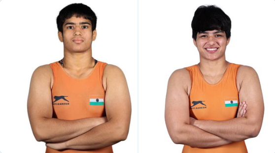 India makes a mark at the U20 World Wrestling Championships 2025 in Bulgaria.

Reena (55kg) and Priya Malik (76kg) win silver medals after strong campaigns.

India’s tally so far: 1 Gold 🥇 | 4 Silver 🥈

#Reena | #PriyaMalik | #Wrestling | #U20WorldWrestlingChampionships |