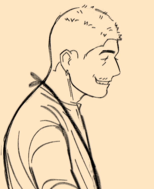 Scrapped Dane doodle..