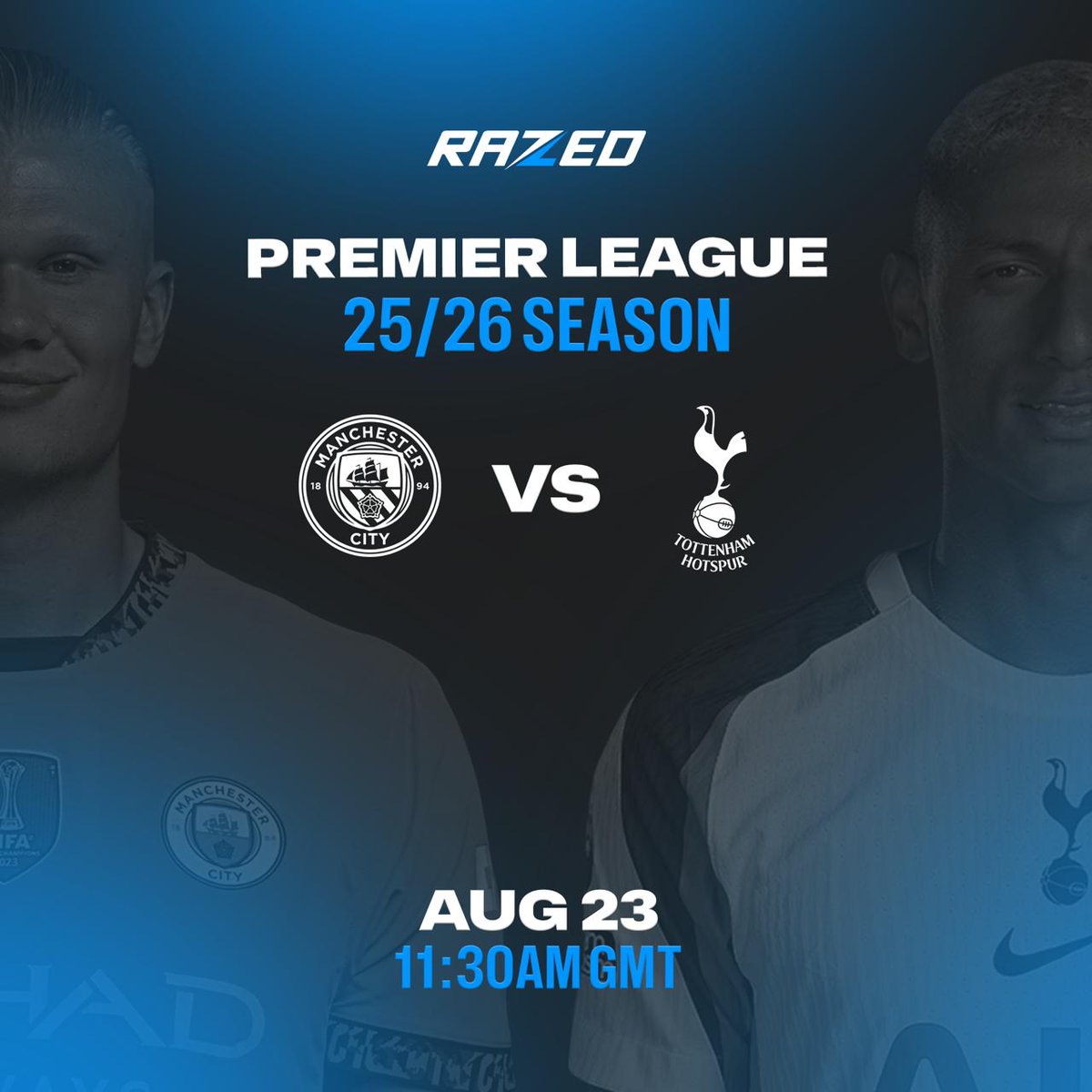 PREMIER LEAGUE ACTION! 🔥⚽
Another huge clash this weekend

Manchester City 🆚 Tottenham Hotspur

📅 Aug 23  |⏰ 11:30 AM GMT

$100 GIVEAWAY 💸
Guess the correct score. 2 winners get $50 each 🎉

Drop your predictions below 🔽
#PremierLeague #ManchesterCity #TottenhamHotspur