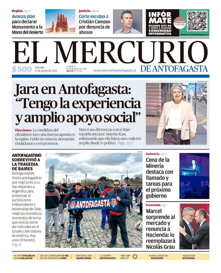 Laura Albornoz (@lauralbornoz) on Twitter photo Mi candidata <a href="/jeannette_jara/">Jeannette Jara Román</a> en entrevista el #MercurioAntofagasta sigue la #Jaraneta #Iquique #AltoHospicio #Arica dialogando con #Chile #UnidadXChile Mi candidata <a href="/jeannette_jara/">Jeannette Jara Román</a> en entrevista el #MercurioAntofagasta sigue la #Jaraneta #Iquique #AltoHospicio #Arica dialogando con #Chile #UnidadXChile