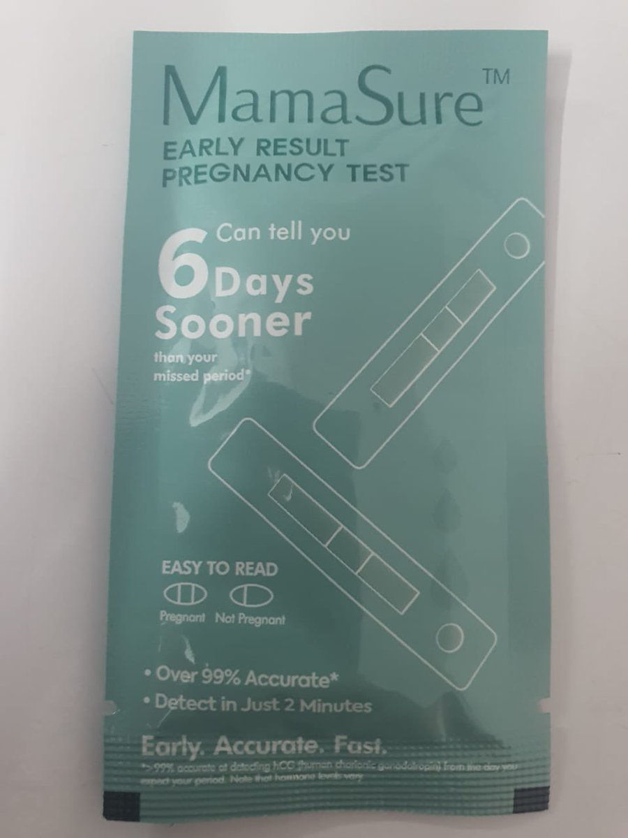 FirstwingsOffl's tweet image. MamaSure - Early Result Pregnancy Test

Available for Export with documents.

✅ Early
✅ Accurate
✅ Fast

Can tell you 6 Days Sooner than your missied period*

Easy to Read.
- Over 99% Accurate*
- Detects in Just 2 Minutes

Whatsapp: +91 74181 21474 

#Firstwings #Pharma