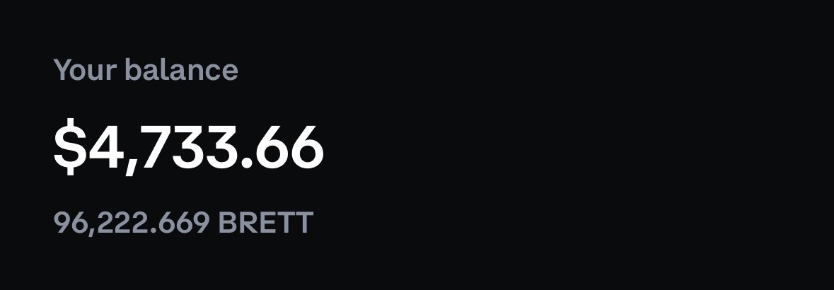 100K of $BRETT in my sights! 👀