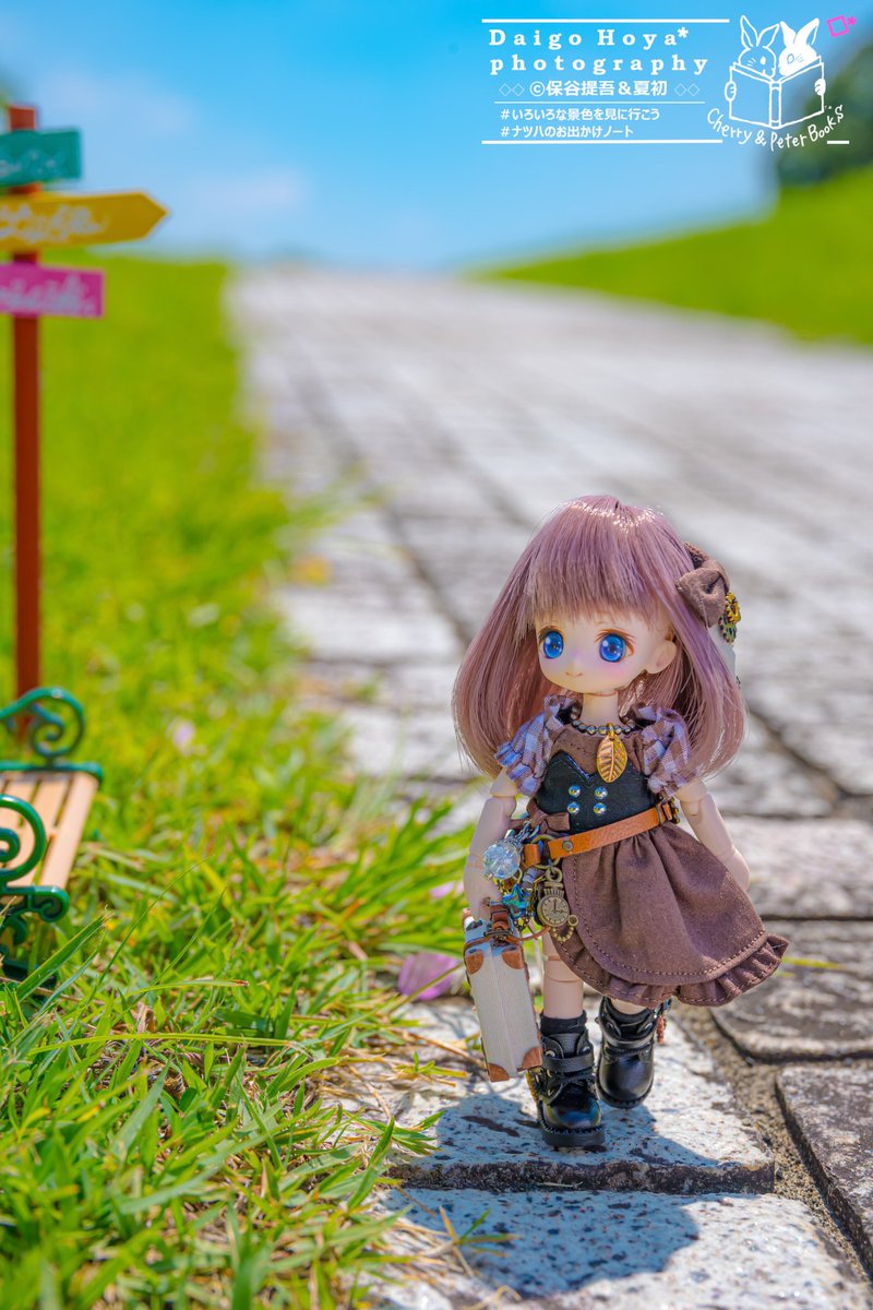 彼女の旅路が素敵なものになりますように ─

 #りんごっ子
 #林檎屋_doll
 #メイの旅の雑記帳