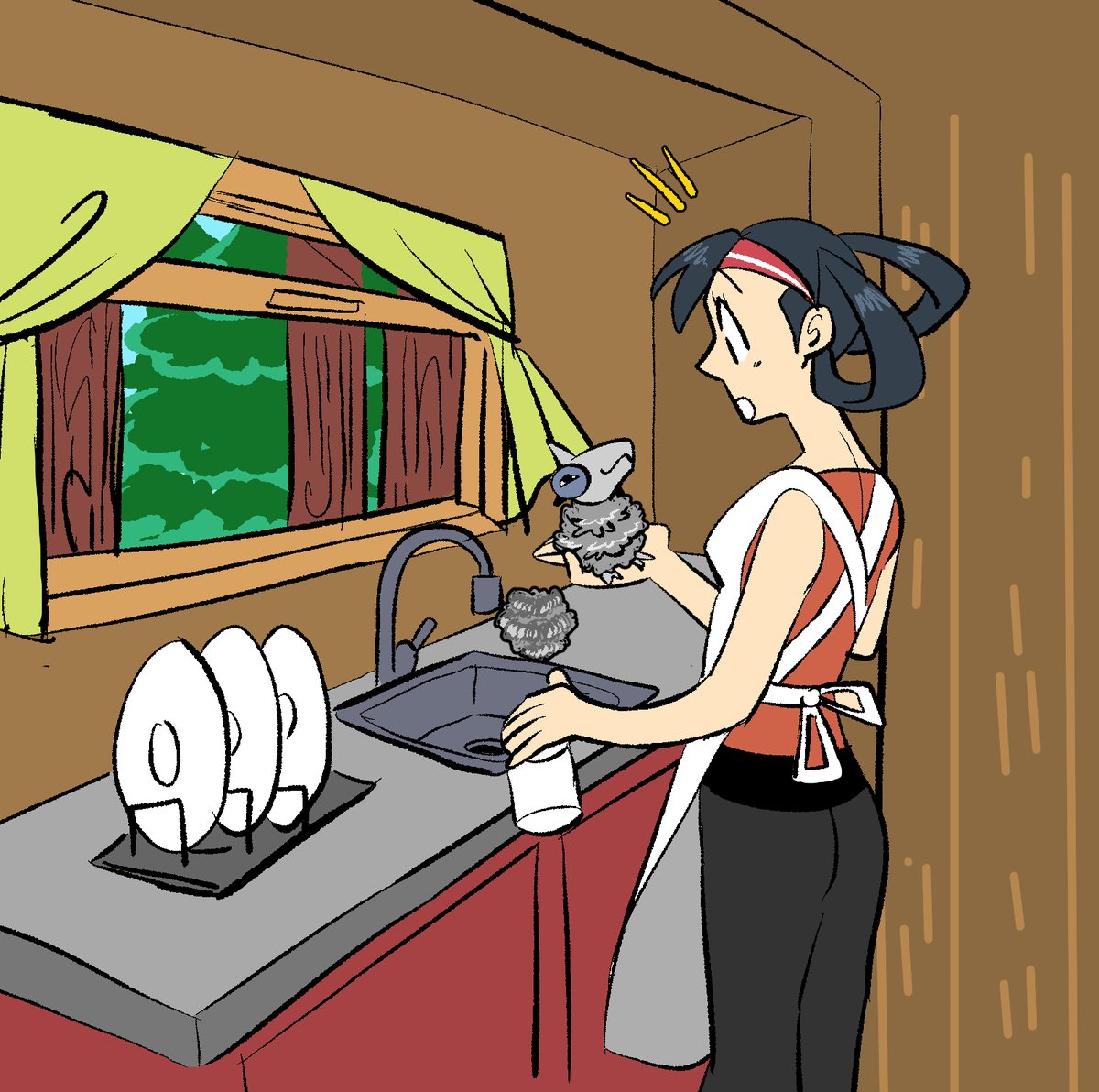 BeeBeeRock's tweet image. Baby Skarmory design idea. I've seen cool baby Skarmory designs but I think we deserve a scrungly little guy. Based on steel wool/scouring pad and those ugly newborn chicks.