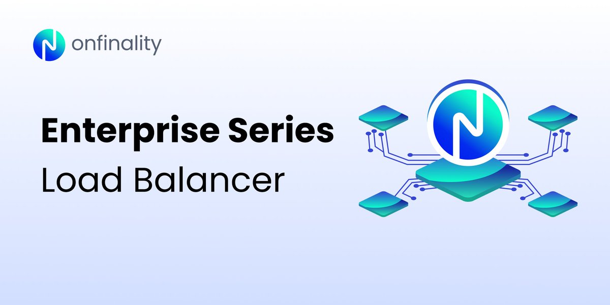 OnFinality's tweet image. 🚀 OnFinality’s battle-tested RPC gateway, now with your own dedicated nodes.

Introducing the Enterprise Load Balancer - smart routing, high availability, and blazing-fast blockchain access for critical dApps, traders, bridges &amp;amp; more. ⚡

Learn More 👉 blog.onfinality.io/onfinality-ent…