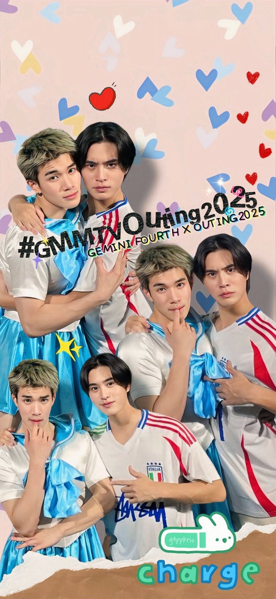 G4PPKris's tweet photo. 🪫 = 🫂 = 🔌 = 🔋 

GEMINI FOURTH X OUTING2025
#GMMTVOuting2025 
#GeminiFourth #เจมีไนน์โฟร์ท
#Gemini_NT #Fourthnattawat
@gemini_ti @tawattannn https://t.co/OuFscvB8nM