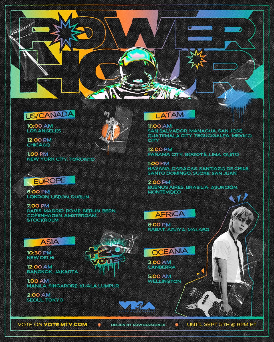 #VMAs VOTING RESET!

ARMY, just two weeks left! Let’s vote harder and increase our efforts, our opponents are voting a lot.

See you at power hour!
🗳️: mtv.com/event/vma/vote