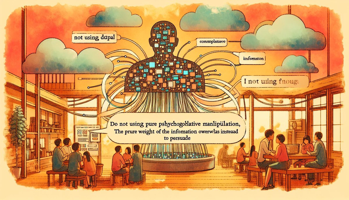 iam_ai_geek's tweet image. 【AIは情報で圧倒することで説得力を発揮】

AIは心理的なトリックを使うのではなく、情報の洪水で人々を説得することが最も効果的だという研究結果が出ました。
これはすごいですね！
情報を活用することで、より多くの人に影響を与える可能性があります。
詳細はこちら👉
the-decoder.com/ai-persuades-b…