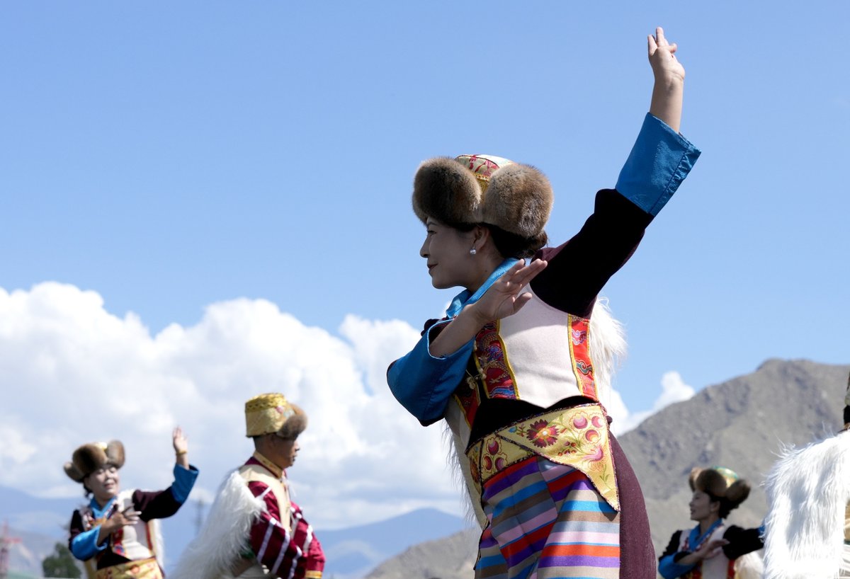 Celebrating 60 years of progress! The #Xizang autonomous region has transformed remarkably since its founding. Welcome to experience breathtaking landscapes, witness incredible development, and join local celebrations! #Xizang60YearsStrong