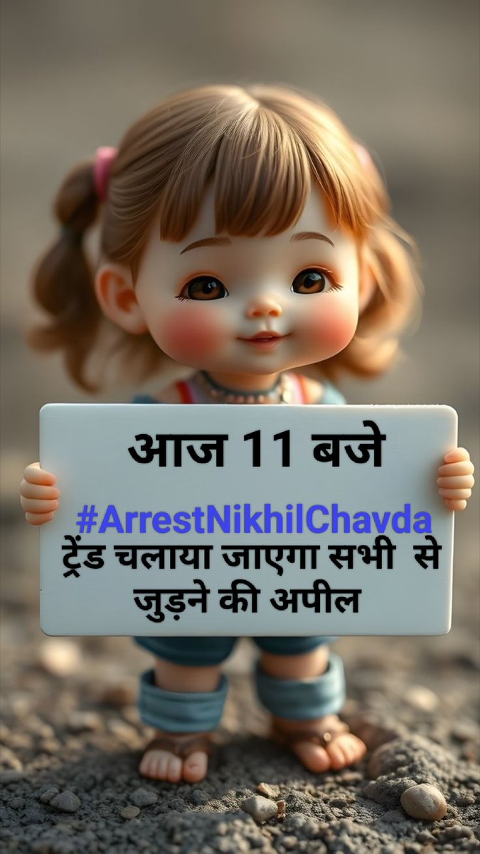 RT most 🤟 अलर्ट 🚨 
आज 11 बजे  #ArrestNikhilChavda

देवी देवताओं पर और धर्म पर अपमान कदापि मंजूर नहीं।🖐️
